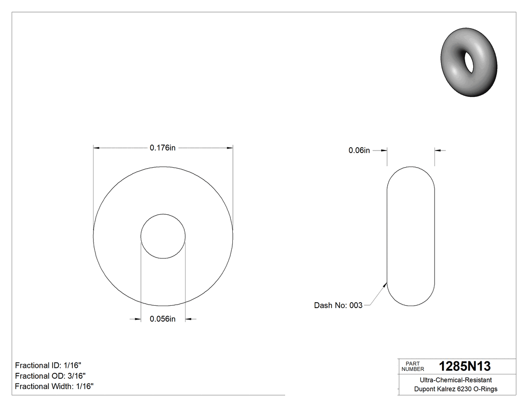 Technical drawing - 1285N13